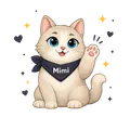 Кіт Mimiao махає лапкою на прощання